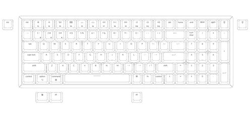 Keychron K4 96 percent wireless mechanical keyboard for Mac Windows Android - Gateron mechanical switch and LK optical switch 